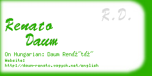 renato daum business card